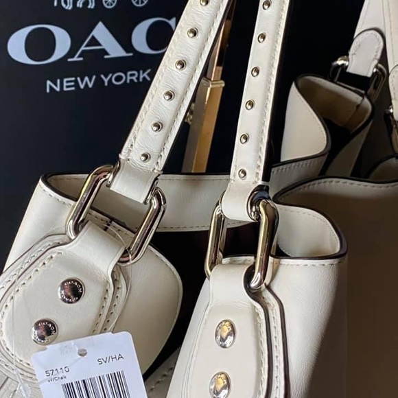 57110 - Coach Edie Shoulder Bag 42 with Western Rivets - Picture 3 of 13